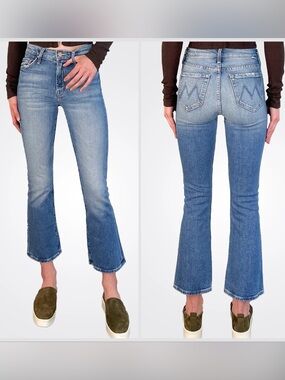 MOTHER The Outsider Ankle High On The Hog Jeans Size 28